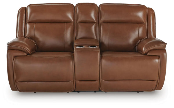 Sofá reclinable biplaza Healy Pier Power con consola