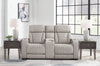 Sofá reclinable biplaza Boyington con consola
