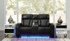 Sofá reclinable biplaza Boyington con consola