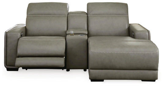 Seccional Reclinable Eléctrico de 3 Piezas con Chaise Correze