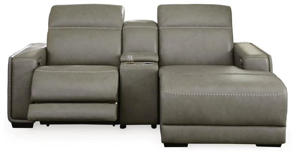 Seccional Reclinable Eléctrico de 3 Piezas con Chaise Correze
