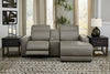 Seccional Reclinable Eléctrico de 3 Piezas con Chaise Correze