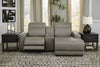 Seccional Reclinable Eléctrico de 3 Piezas con Chaise Correze