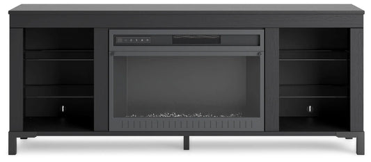 Mueble para TV Cayberry de 60" con chimenea eléctrica