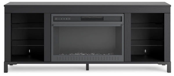 Mueble para TV Cayberry de 60" con chimenea eléctrica