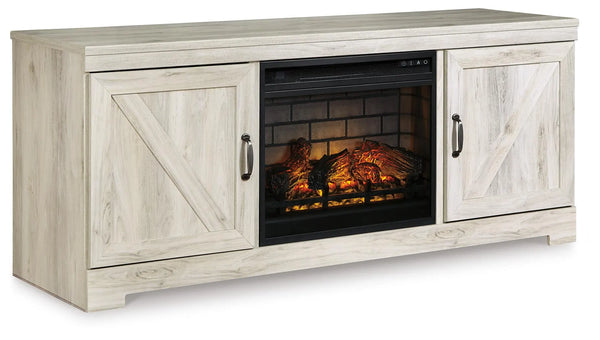 Mueble de TV Bellaby de 63" con chimenea eléctrica