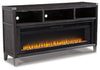 Mueble de TV Todoe de 65 pulgadas con chimenea eléctrica
